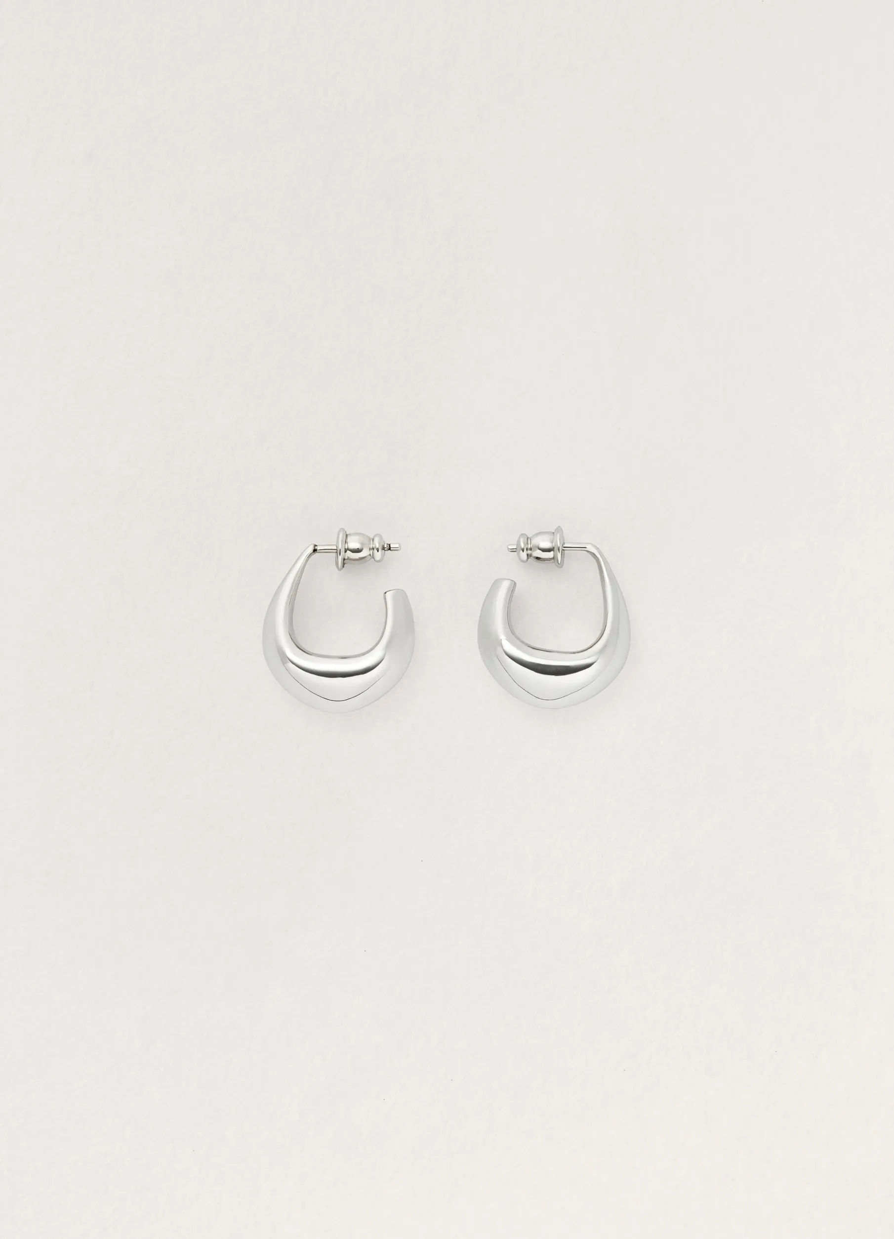 Curved Mini Drop Earrings