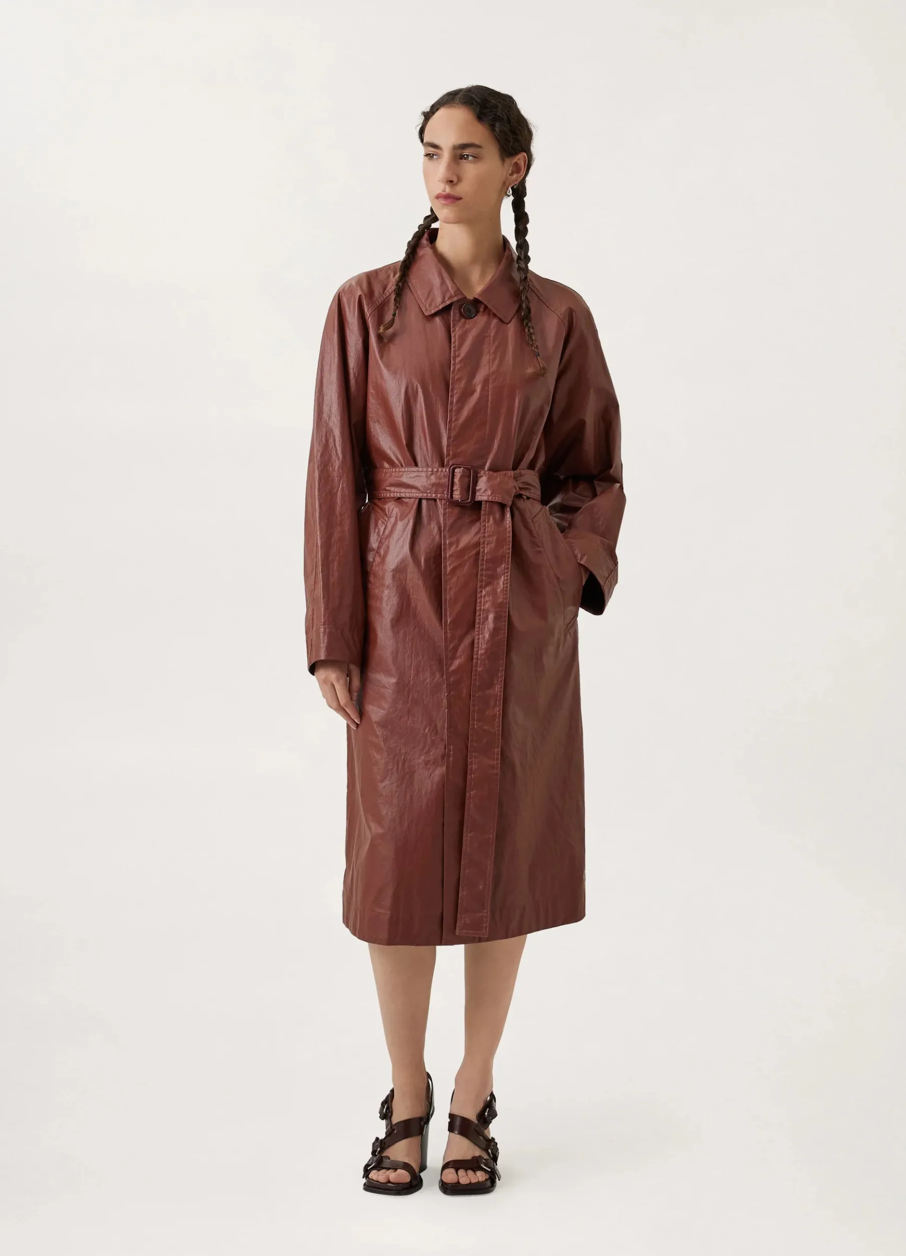 Belted Raincoat